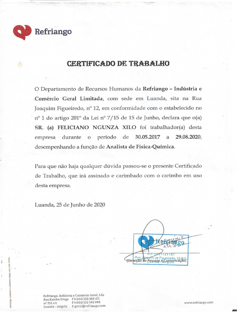 Certifica Do | PDF