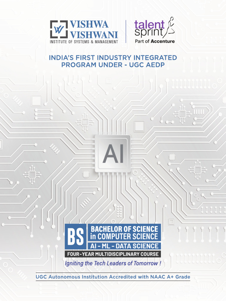 Bs Computer Science Brochure 2026 | PDF | Artificial Intelligence ...