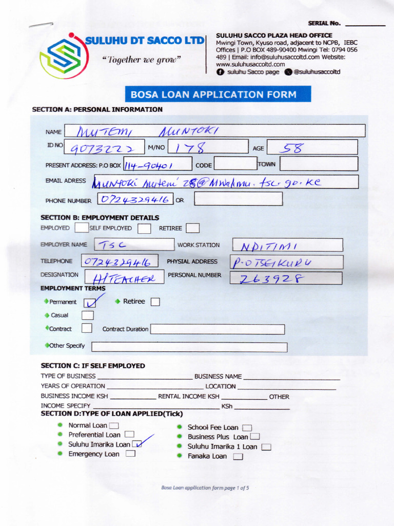 Loan Form 333 | PDF