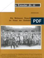Historische Tatsachen - Nr. 88 - Siegfried Egel - Die Weimarer Republik Im Visier Der Globalisten (2004, 40 S., Scan)