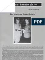 Historische Tatsachen - Nr. 89 - Udo Walendy - Der Vermutete Roehm-Putsch (2004, 42 S., Scan)