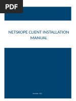 Installing Netskope Client on Linux | PDF | Command Line Interface | Linux