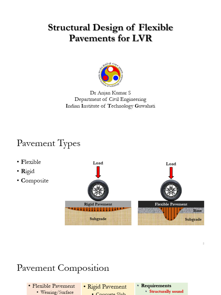 Structural Design of Flexible Pavement for LVR | PDF | Road Surface ...