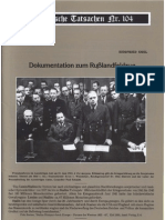 Historische Tatsachen - Nr. 104 - Siegfried Egel - Dokumentation Zum Russlandfeldzug (2008, 44 S., Bild)