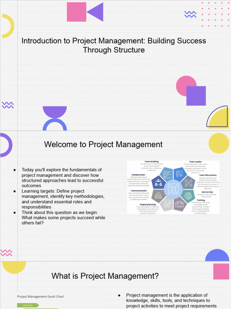 Presentation - Project - Management | PDF | Project Management | Agile ...