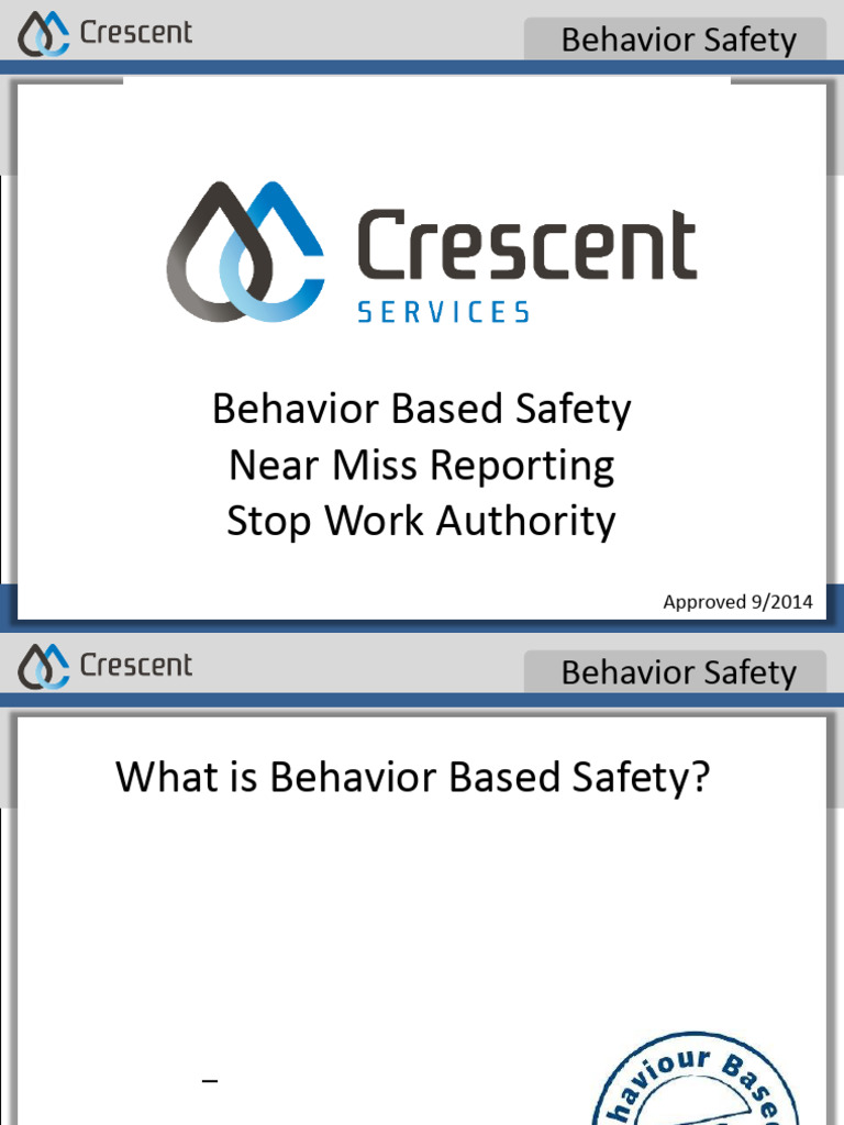 LESSON Behavior Based Safety | PDF | Safety | Personal Protective Equipment