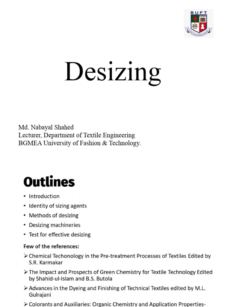 2. Desizing.pptx | PDF