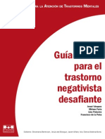 Guía Clínica para El Trastorno Negativista Desafiante - Josué Vasquéz, Miriam Feria