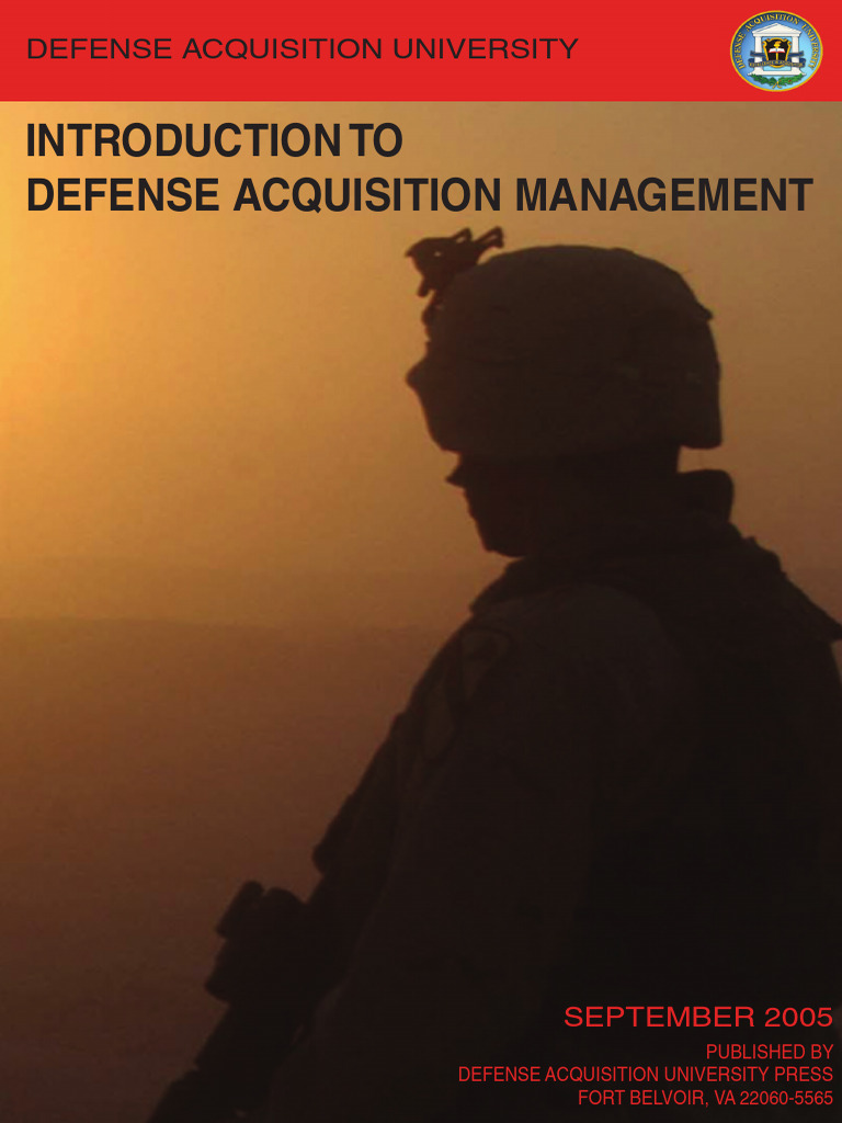 2 DAU Introduction to Defense Acquisition Management | PDF
