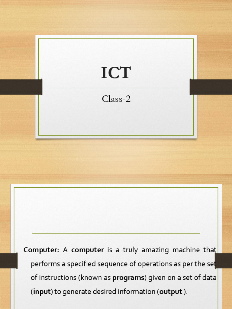 ICT NET Class 2 | PDF | World Wide Web | Internet & Web