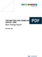 The New Zealand Crime and Safety Survey 2009 Main Findings