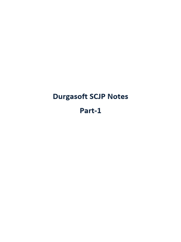 Handwritten Notes - Part 1 | PDF