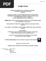 Download Lathe Parts by graham4877 SN103933238 doc pdf
