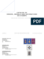 Catalogue of Medals On Stamps I