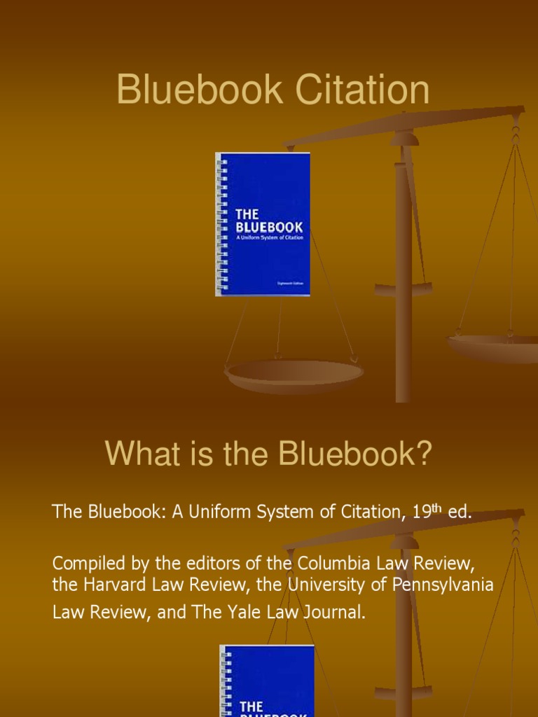Bluebook Case Citation United States Code
