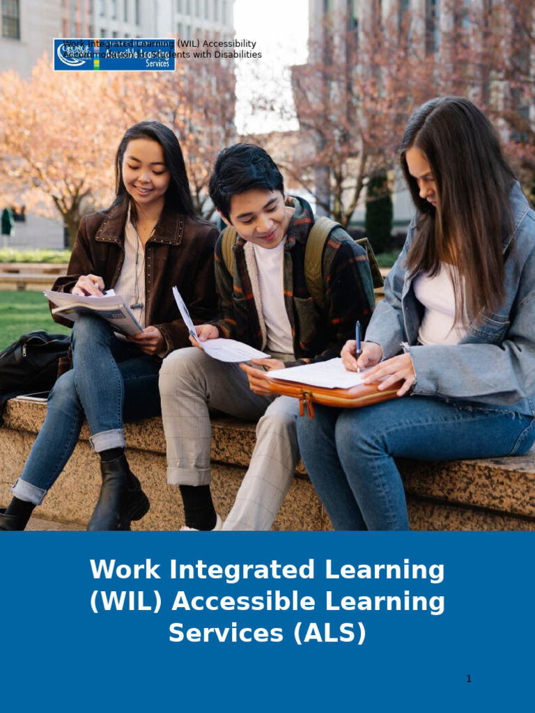 Maria ALS WIL Student Toolkit | PDF | Accessibility | Disability