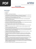 Premium Audit Guidelines Overview | PDF | Insurance | Underwriting