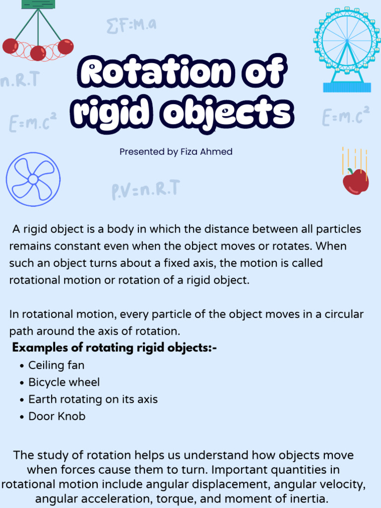 Rotation of Rigid Objects | PDF