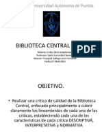 Critica - Biblioteca Central