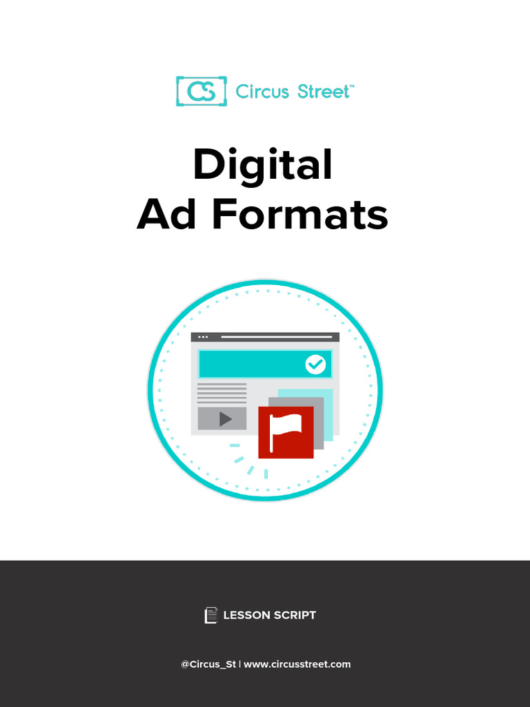 Digital Ad Formats Lesson Script | PDF | Advertising | Http Cookie