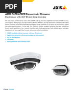 AXIS P1387-LE Camera Datasheet | PDF | Pixel | Camera
