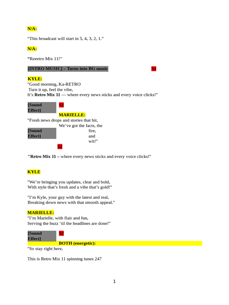 Final Script | PDF