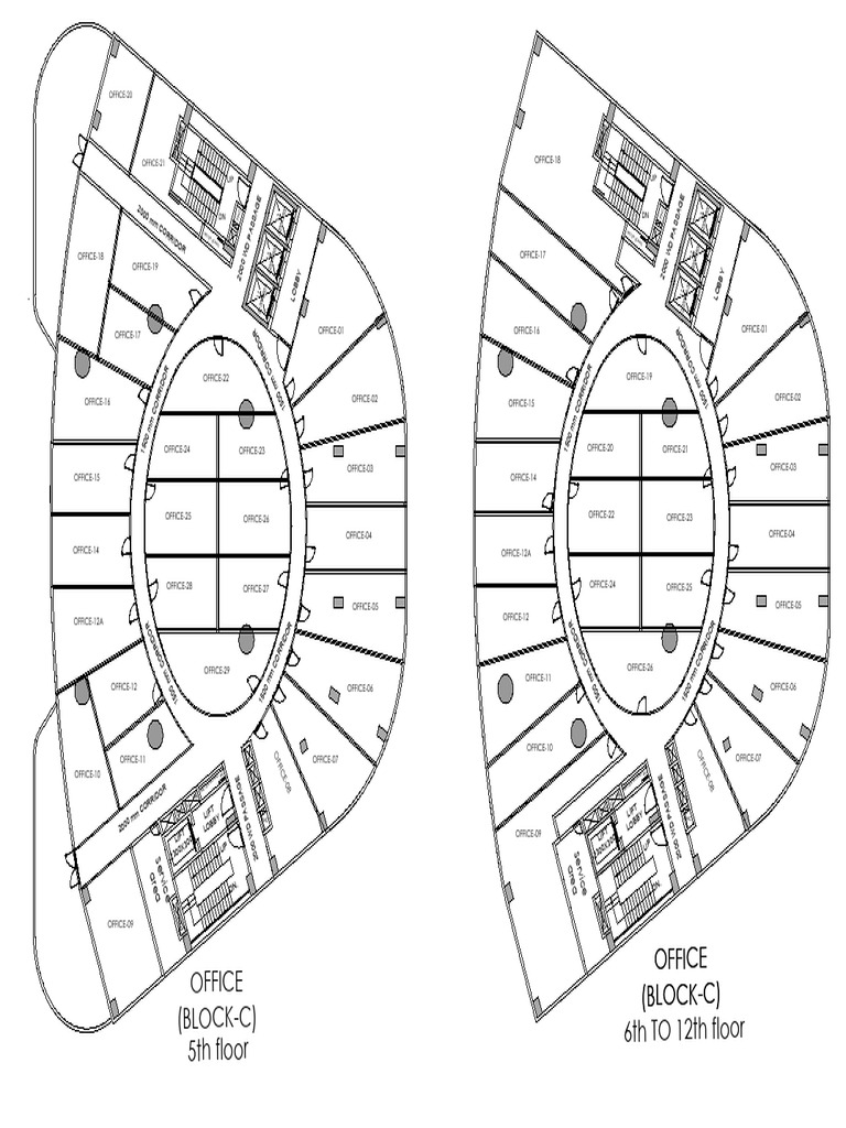 MLC C Block 5th to 12th Floor-Model | PDF