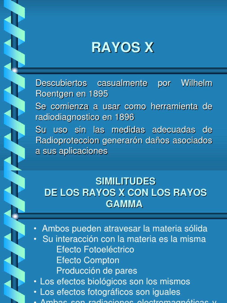 Rayos X (X-Ray) | PDF | Rayo X | Radiación