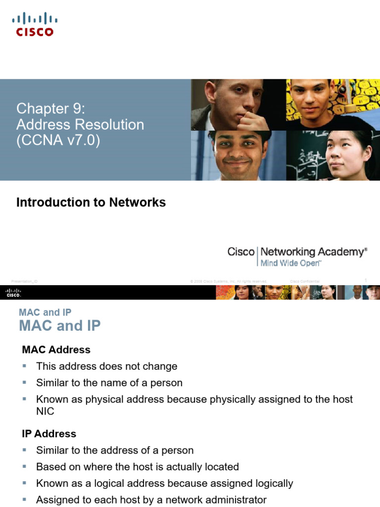 9 Address Resolution IP MAC ARP | PDF | Internet Protocols | Networks