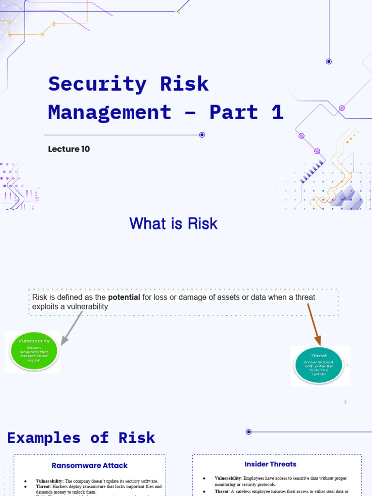 Lecture 10 | PDF | Security | Computer Security