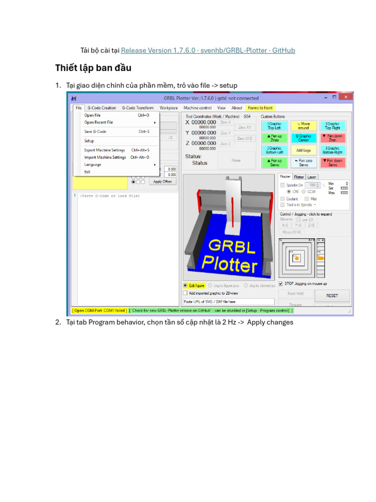 GRBL Painter Tutorial | PDF