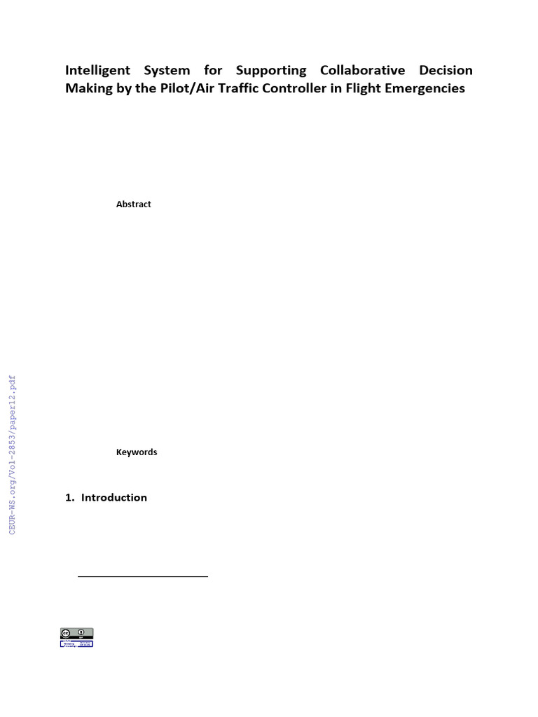 Intelligent System for Supporting Collaborative Decision Making by the ...