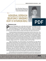 Tulisan Dyd Pgryung DLM Buku Drktri Minangkabau