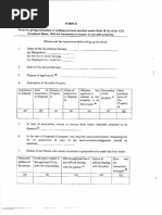 Movable Property Intimation Form 18(3) | PDF | Property | Property Law