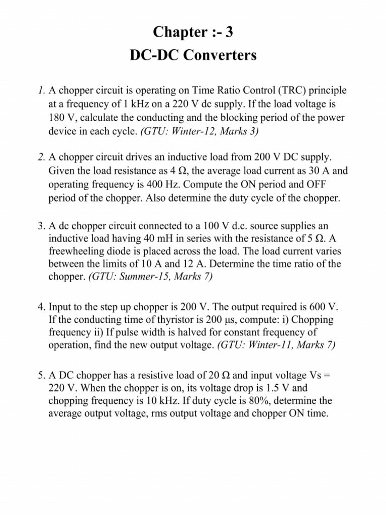 CH-3 DC-DC Convert | PDF