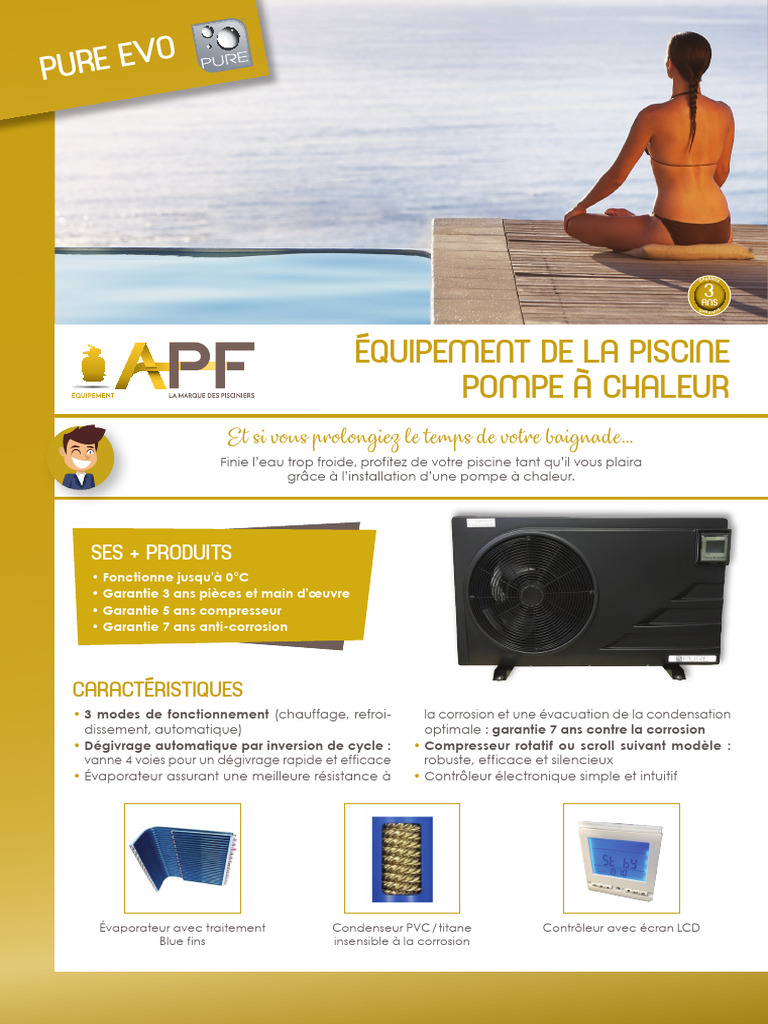 APF Fiche PAC Pure Evo | PDF | Pompe à chaleur | Technologies du gaz