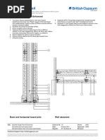 British Gypsum Deflection Head Detail | PDF | Drywall