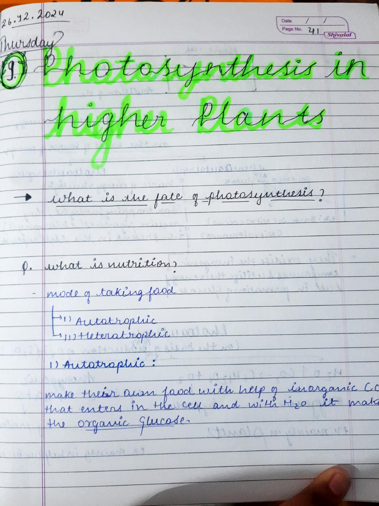 PHOTOSYNTHESIS PART 1 | PDF