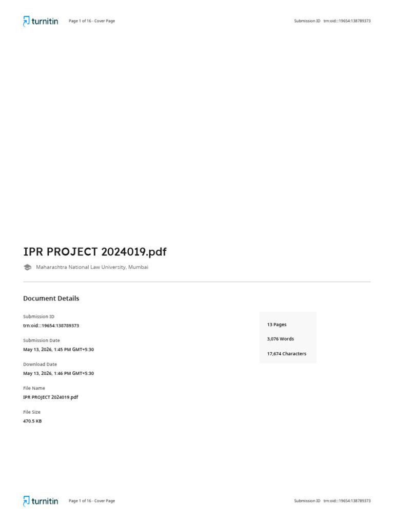 IPR | PDF | Citation