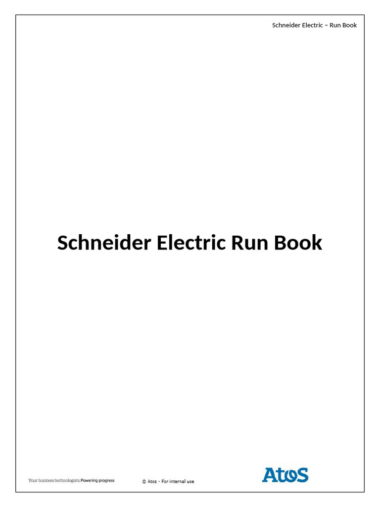 SE Run Book | PDF | System Software | Software