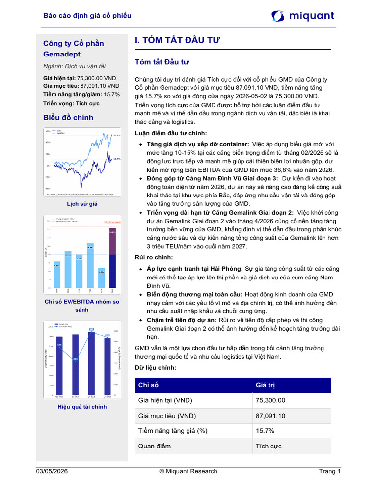 GMD Report | PDF