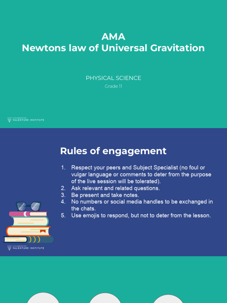 Gr11(2026) AMA_Module 5- Newtons gravity and SBA.pptx | PDF | Force ...