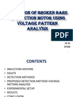 Detection of Broken Bars in Induction Motor Using Voltage Pattern Analysis