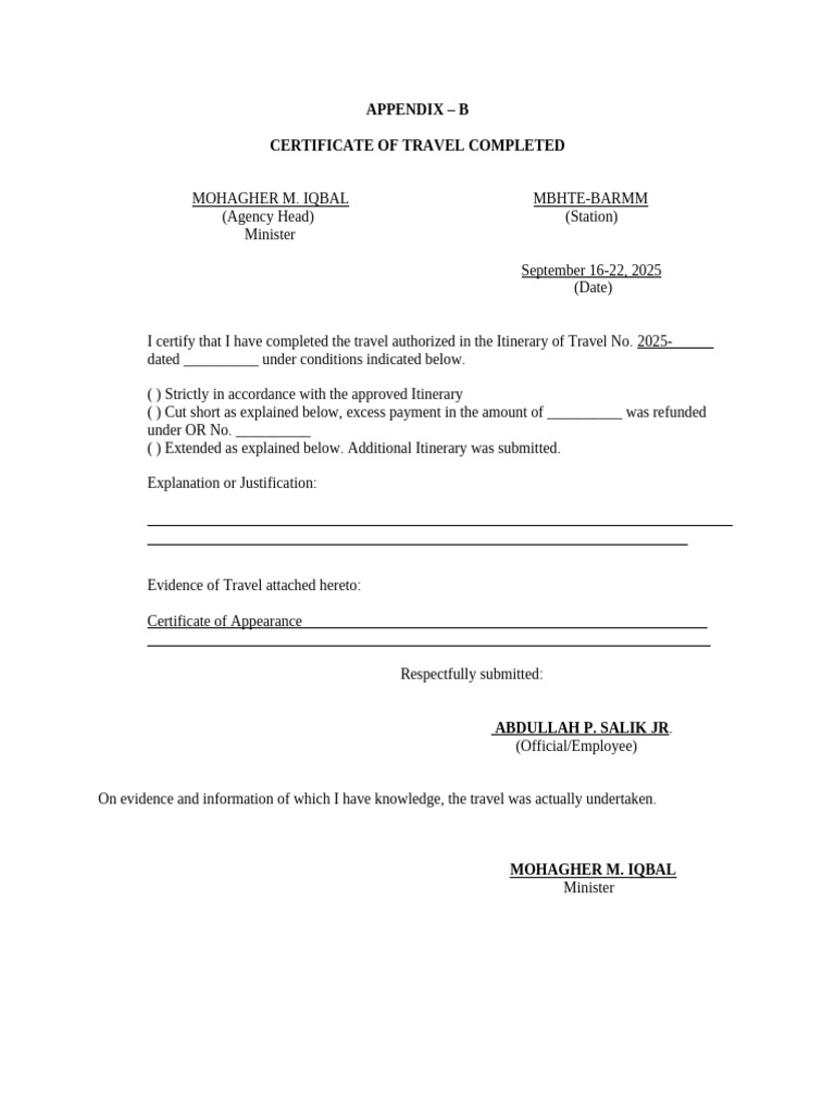 Sample Appendix B | PDF