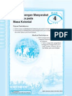 Perkembangan Masyarakat Indonesia Pada Masa Kolonial