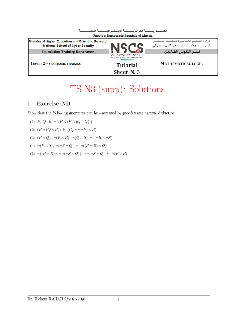 TS 3 - Supp | PDF