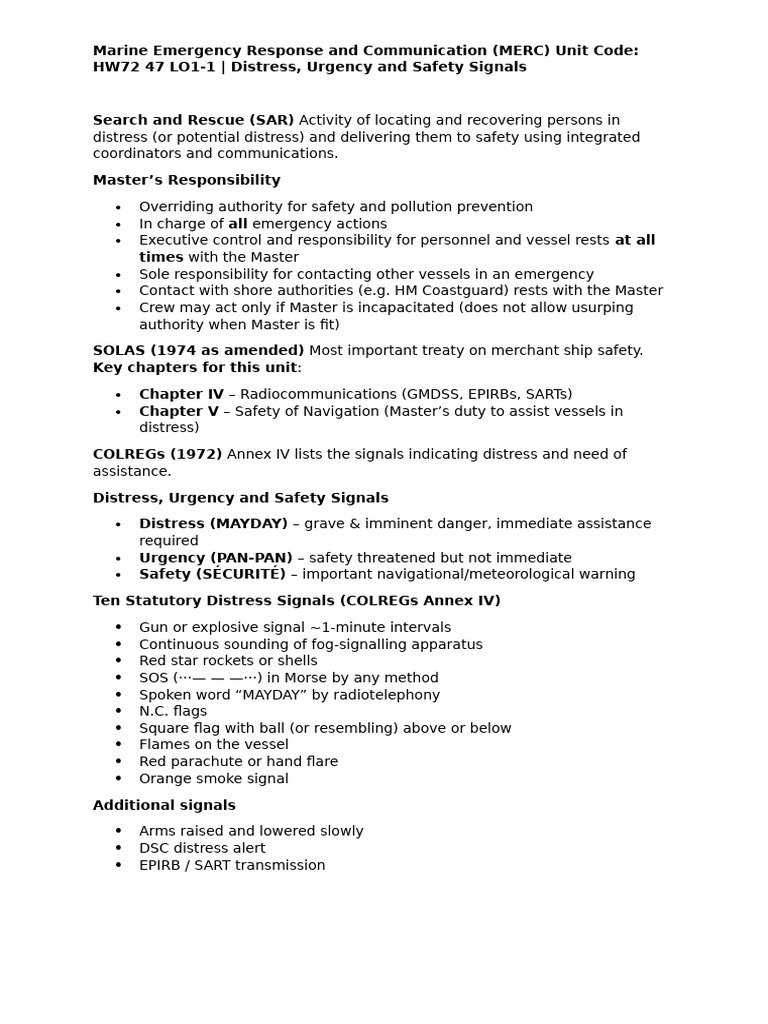 MERC LO1 Study Notes | PDF | Telecommunications Engineering ...