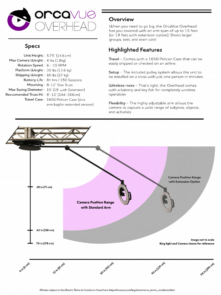 OrcaVue Overhead Spec Sheet V3 | PDF
