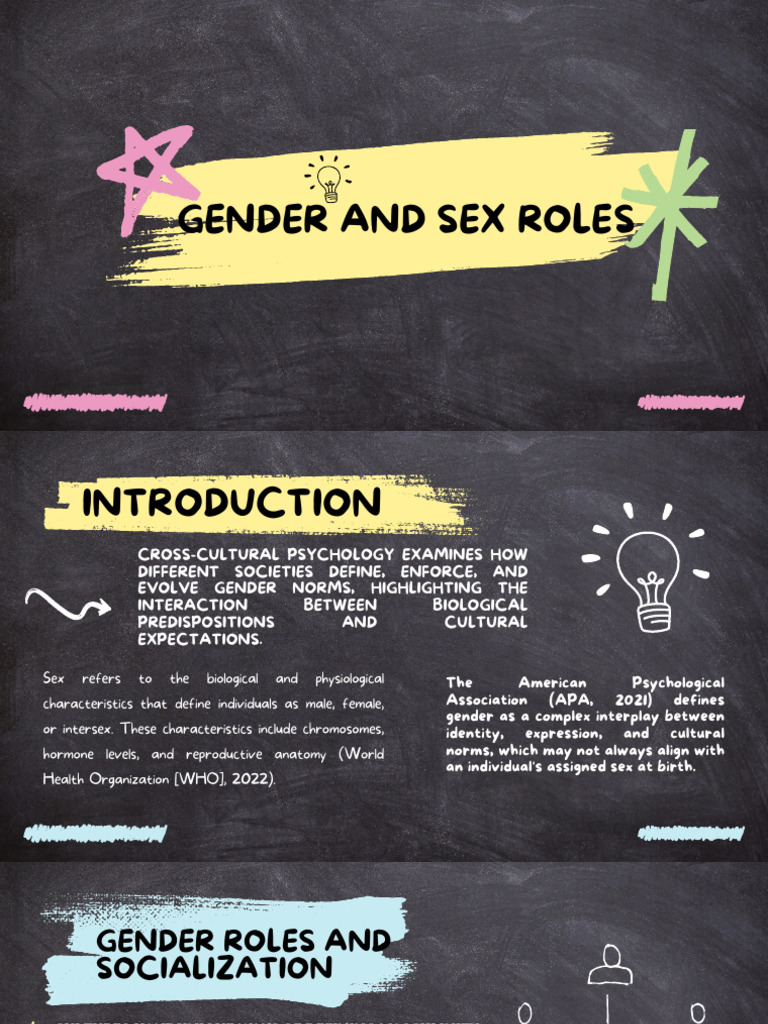 Gender and Sex Roles | PDF | Gender Role | Gender Studies