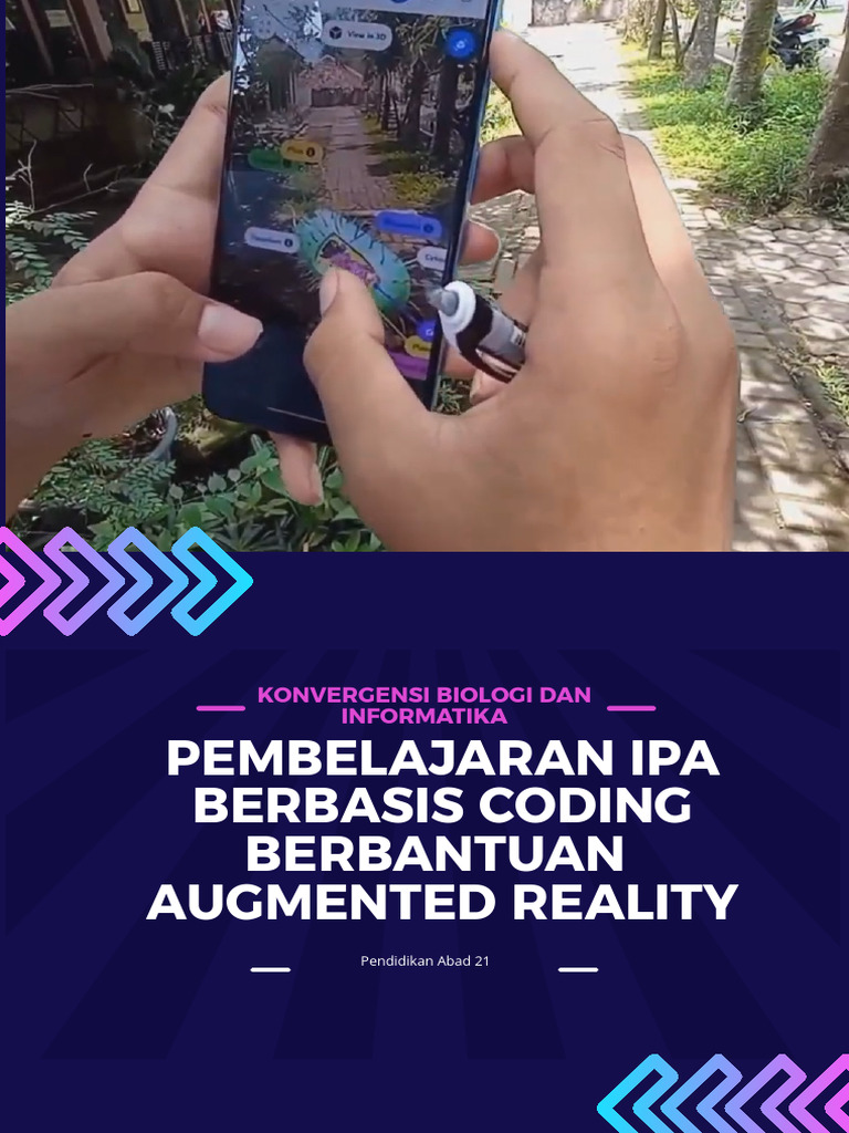 Pembelajaran IPA Berbasis Coding AR | PDF